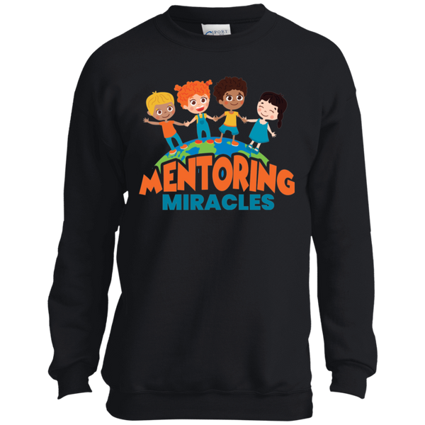 Mentoring Miracles Crewneck Youth Sweatshirt