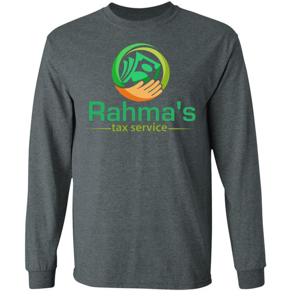 Rahma's Logo Rahma's Tax Service LS Ultra Cotton T-Shirt