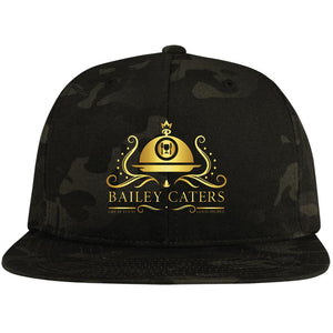 BC- logo-3 BAILEY CATER Flat Bill High-Profile Snapback Hat