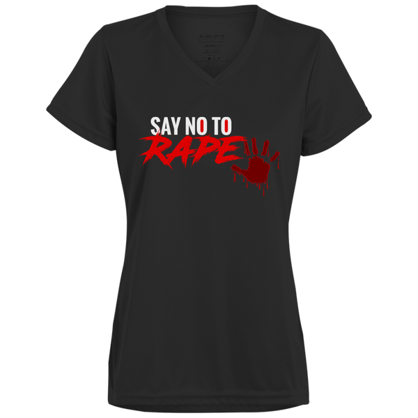 Say No To Rape Ladies' Wicking T-Shirt