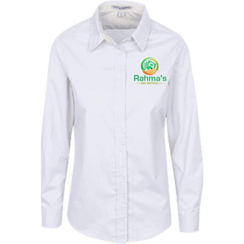 Rahma's Logo Rahma's Tax Service Ladies' LS Blouse