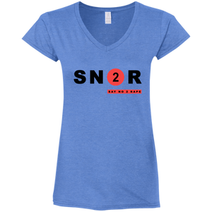 SN2R Ladies' Fitted Softstyle 4.5 oz V-Neck T-Shirt