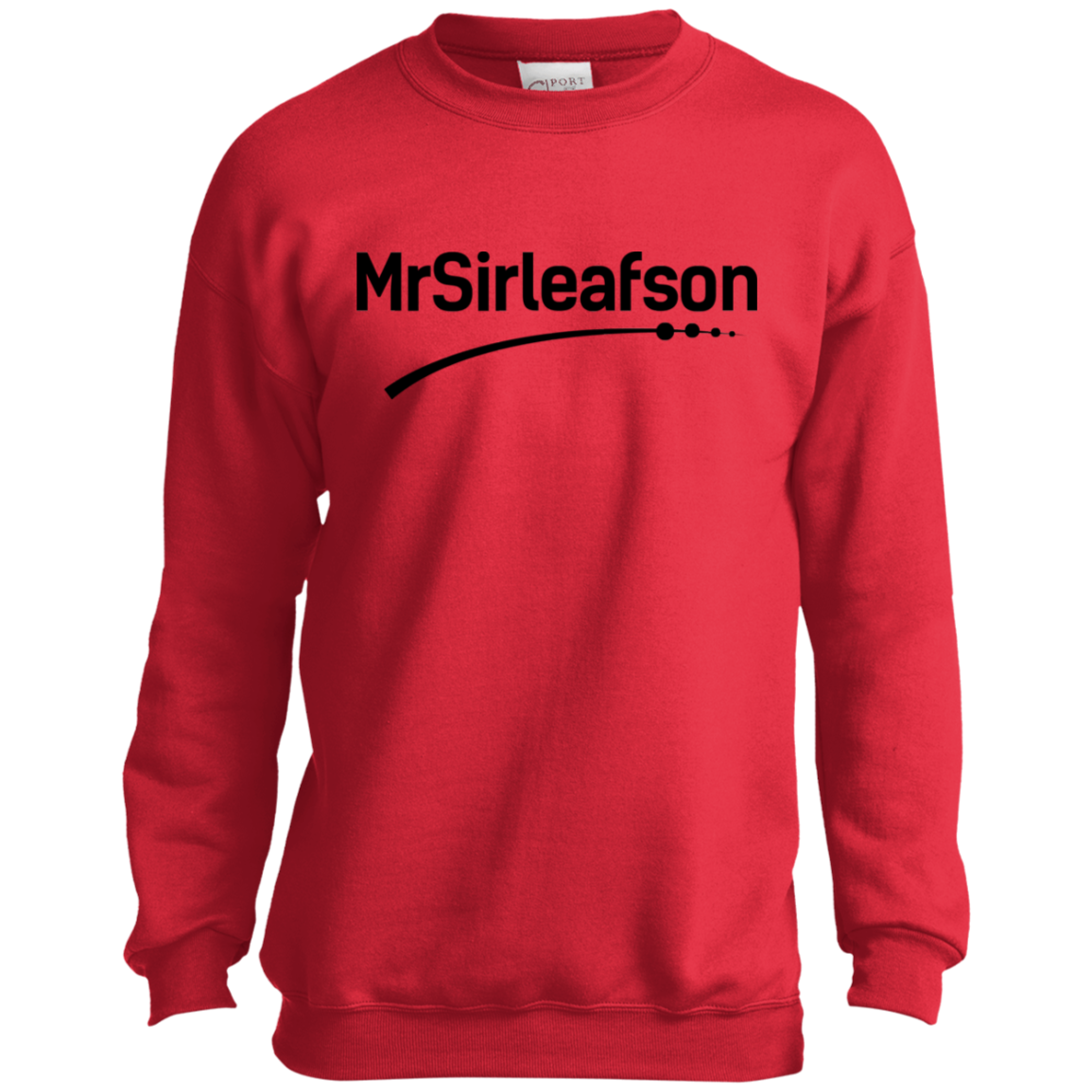 MrSirleafson Youth Crewneck Sweatshirt