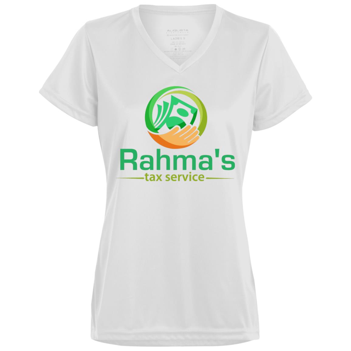Rahma's Logo Rahma's Tax Service Ladies' Wicking T-Shirt