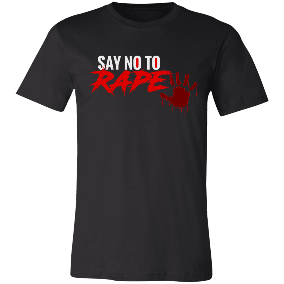 Say No To Rape Unisex Jersey Short-Sleeve T-Shirt