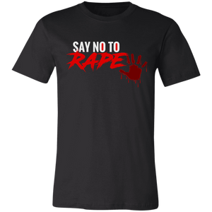 Say No To Rape Unisex Jersey Short-Sleeve T-Shirt