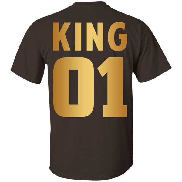 King 01 Gold Text T-Shirt