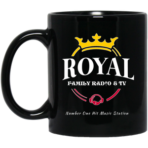 Royal Family 11 oz. Black Mug