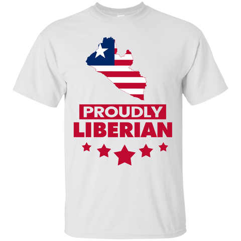 Proudly Liberian T-Shirt (Map)