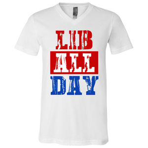 LIB ALL DAY V-Neck T-Shirt