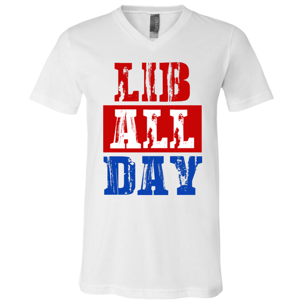 LIB ALL DAY V-Neck T-Shirt