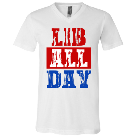 LIB ALL DAY V-Neck T-Shirt