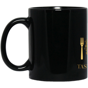 Taste of Passion 11 oz. Black Mug