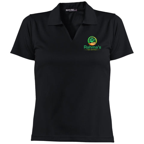 Rahma's Logo Rahma's Tax Service Ladies' Dri-Mesh Short Sleeve Polo