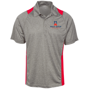 West DFW REI Heather Moisture Wicking Polo