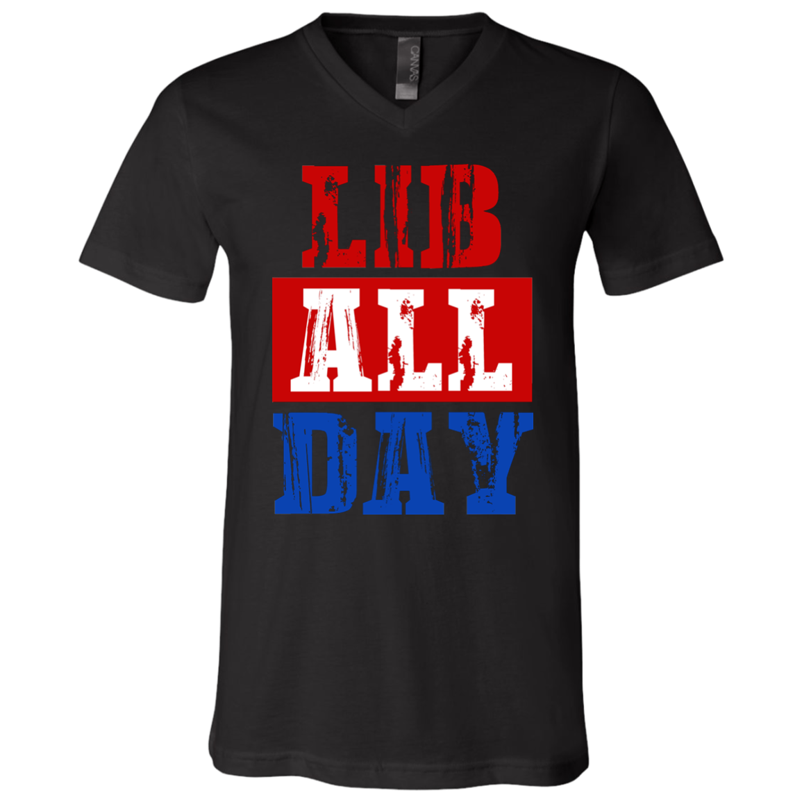 LIB ALL DAY V-Neck T-Shirt