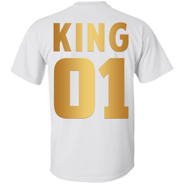 King 01 Gold Text T-Shirt