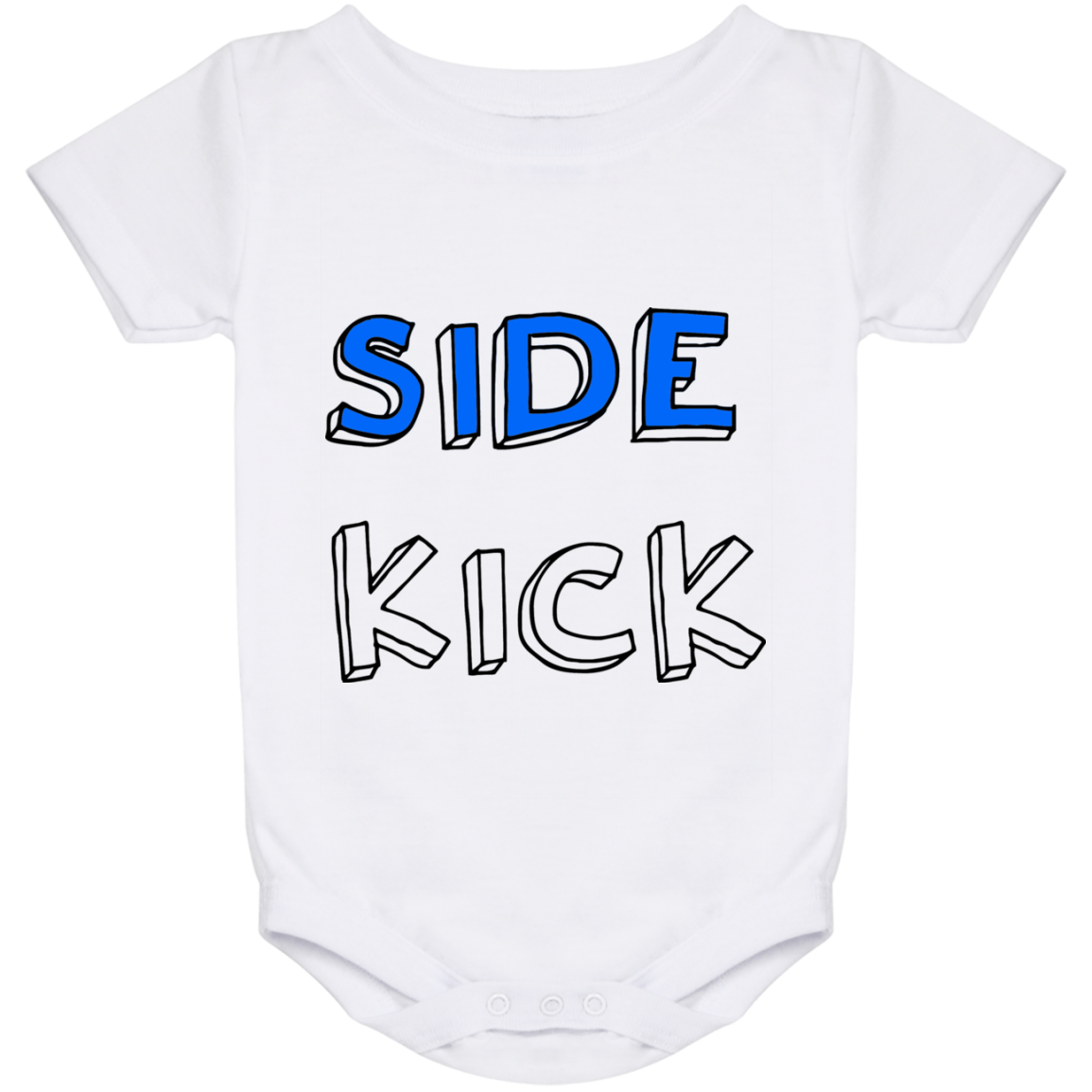 SIDE KICK Onesie 24 Month (SUPER DAD Matching T-Shirt)