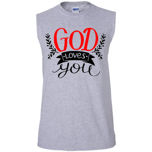 GOD LOVES YOU Sleeveless T-Shirt