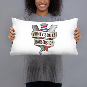 Vonty's Barbershop Basic Pillow