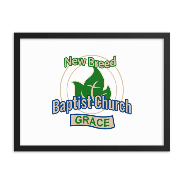 New Breed Baptist Grace Framed photo paper poster