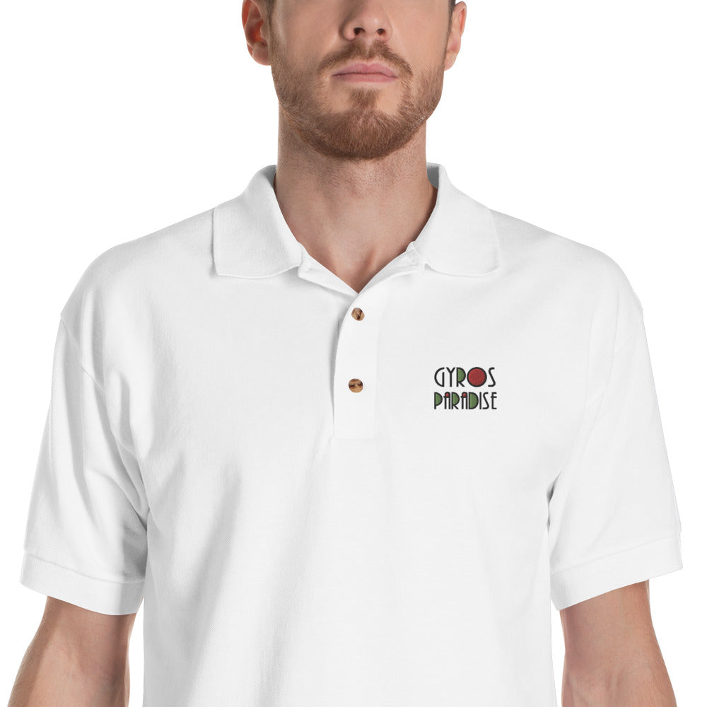 Gyros Restaurant Embroidered Polo Shirt