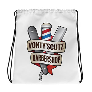Vonty's Barbershop Drawstring bag