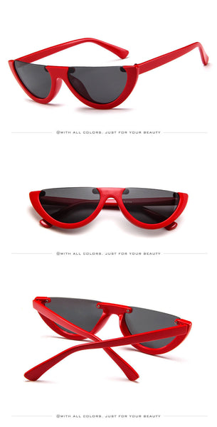 Vintage Rimless Shades Sunglasses