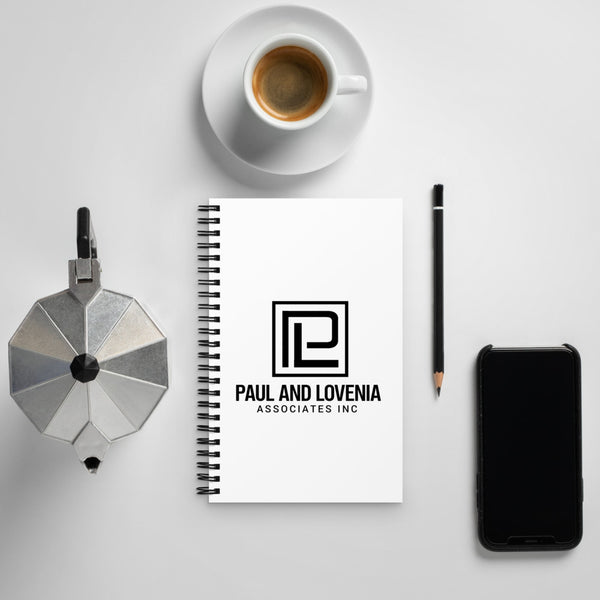 PAUL AND LOVENIA Spiral notebook