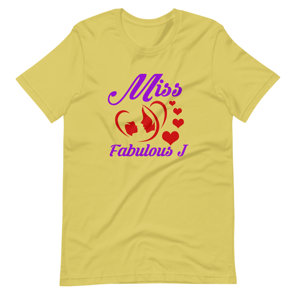 Miss Fabulous J Heart Unisex T-Shirt
